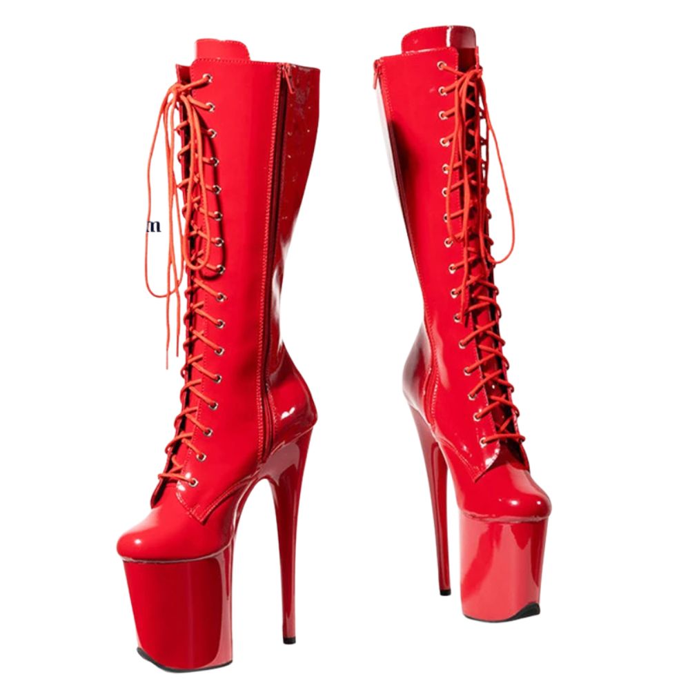 8-inch-heel-platform-boots-red-pair