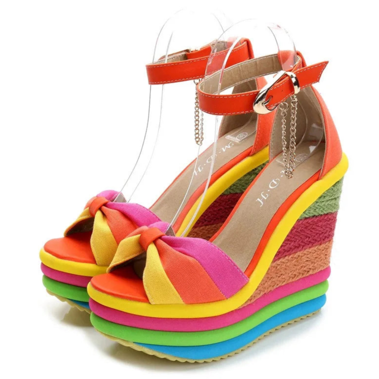 Colorful-Wedge-Espadrilles-pair