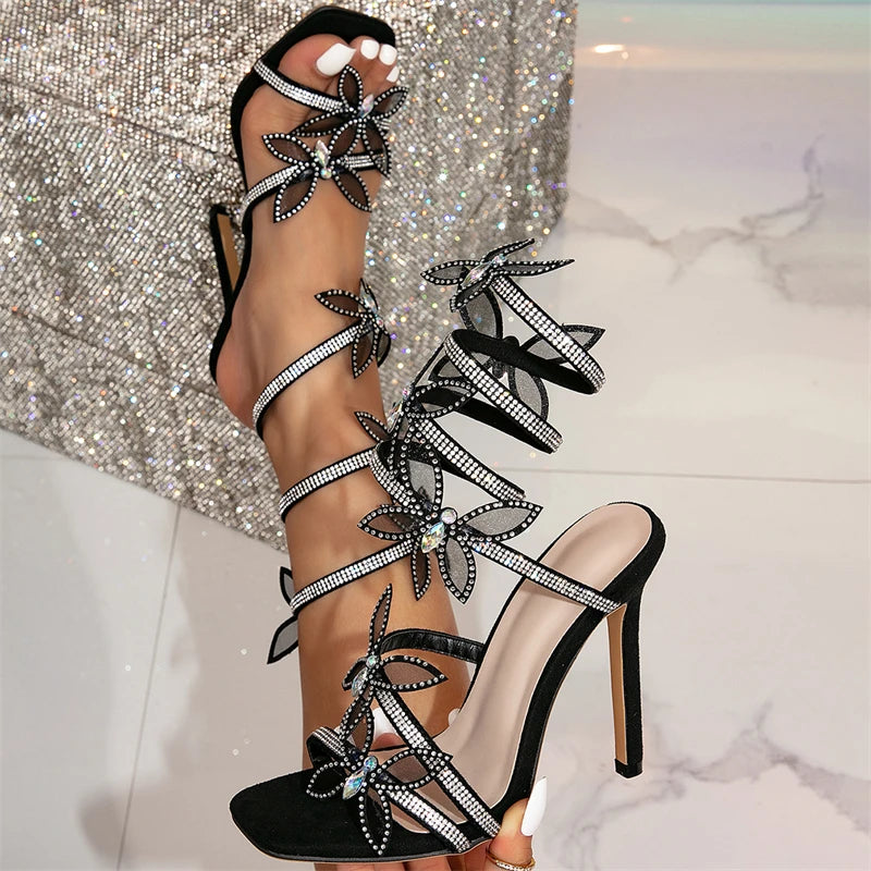 black-and-silver-butterfly-heels-shoe