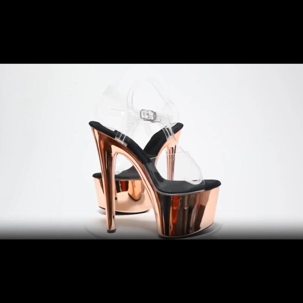 bronze-platform-heels-video