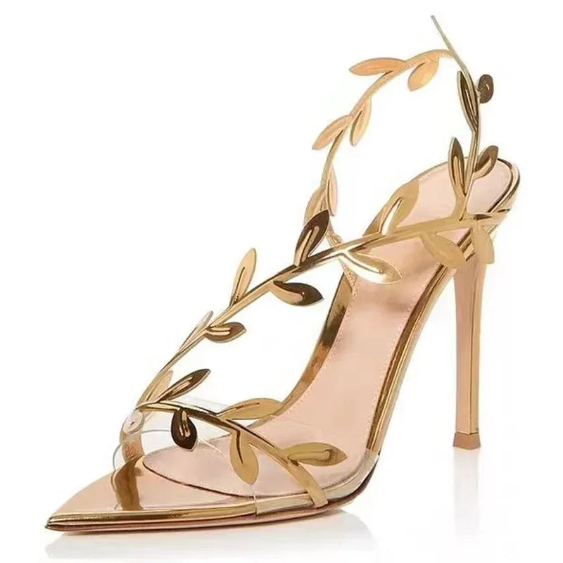 gold-leaf-stiletto-heels