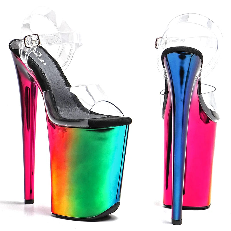 rainbow-metallic-platform-heels-pair