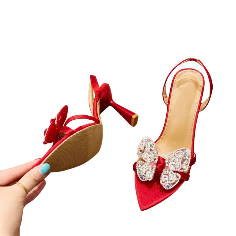 red-butterfly-heels-bottom