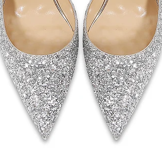 silver-sparkly-red-bottom-heels-pointed-toes