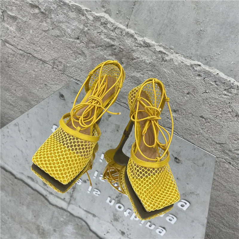 square-toe-mesh-heels-yellow-pair