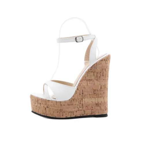 white-cork-wedge-sandals-side