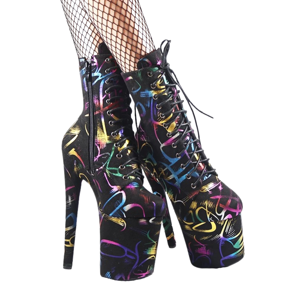 womens-black-vintage-heeled-boots