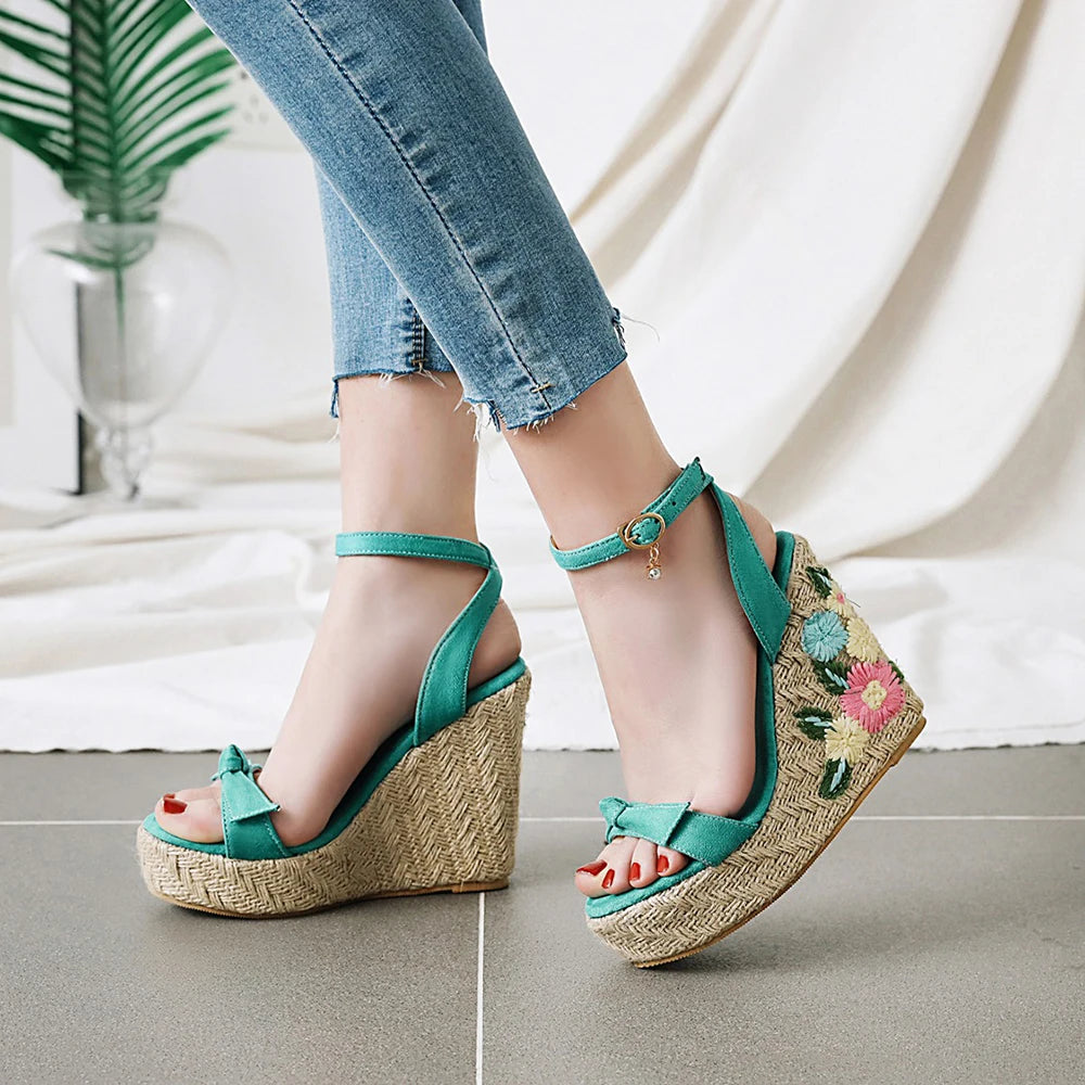 womens-turquoise-wedge-sandals-walk