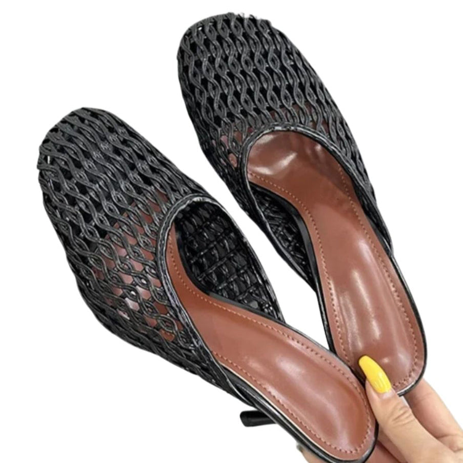 woven-kitten-heel-mules-black