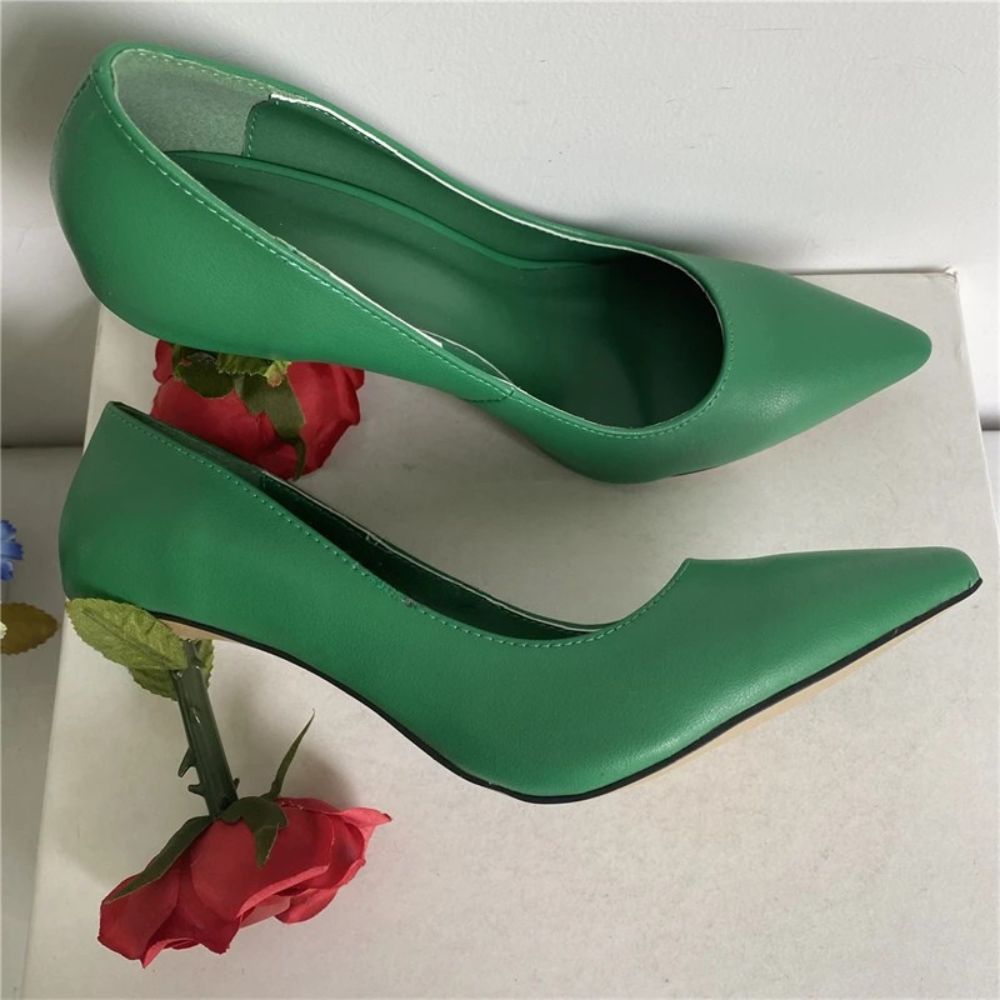 Rose Flower Heels