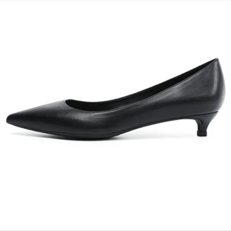 Black Kitten Heels