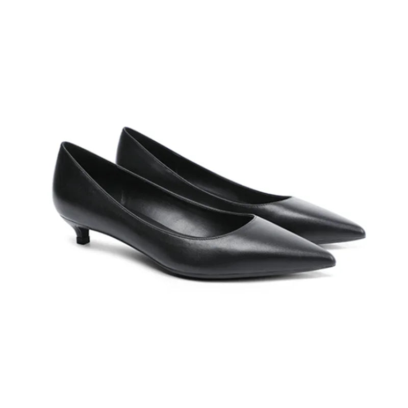 Black Kitten Heels