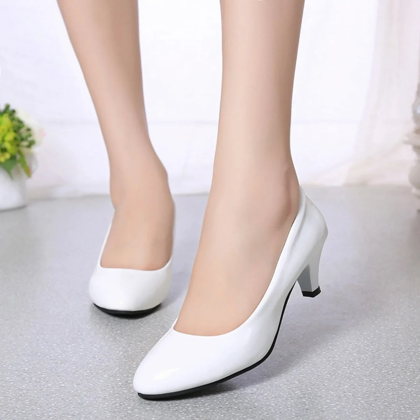 White_Closed_Toe_Kitten_Heels-front