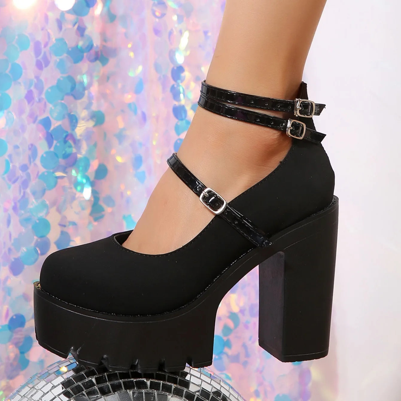 black-3-strap-mary-jane-heels-side