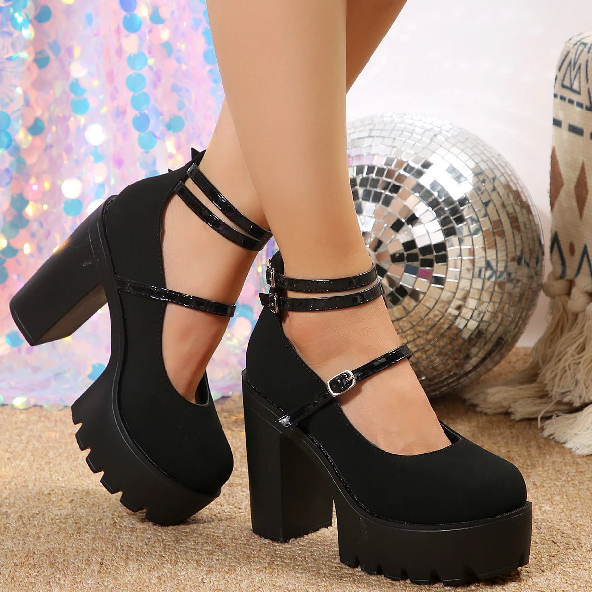 black-3-strap-mary-jane-heels-women
