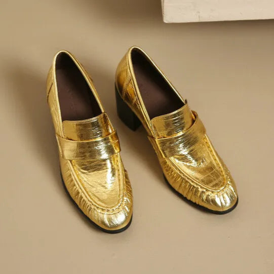 black-and-gold-heeled-loafers-top