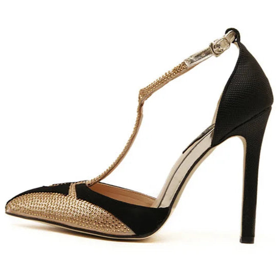 black-and-gold-t-strap-heels