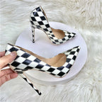 black-and-white-checkered-high-heels-side