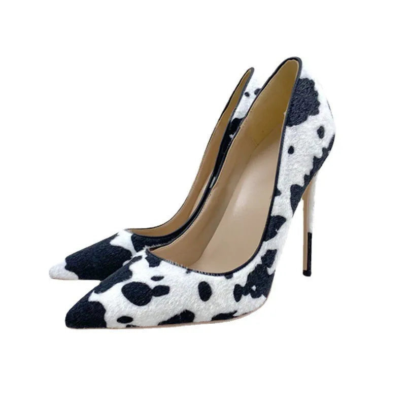 black-and-white-cow-print-heels-pair