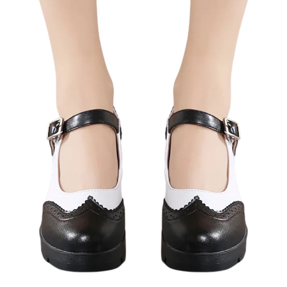 black-and-white-mary-jane-heels-front