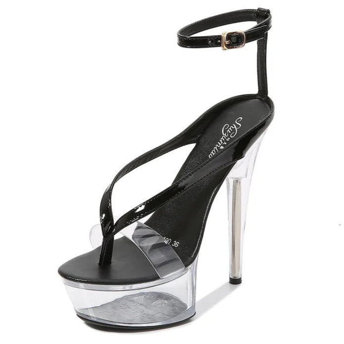 black-clear-flip-flop-heels