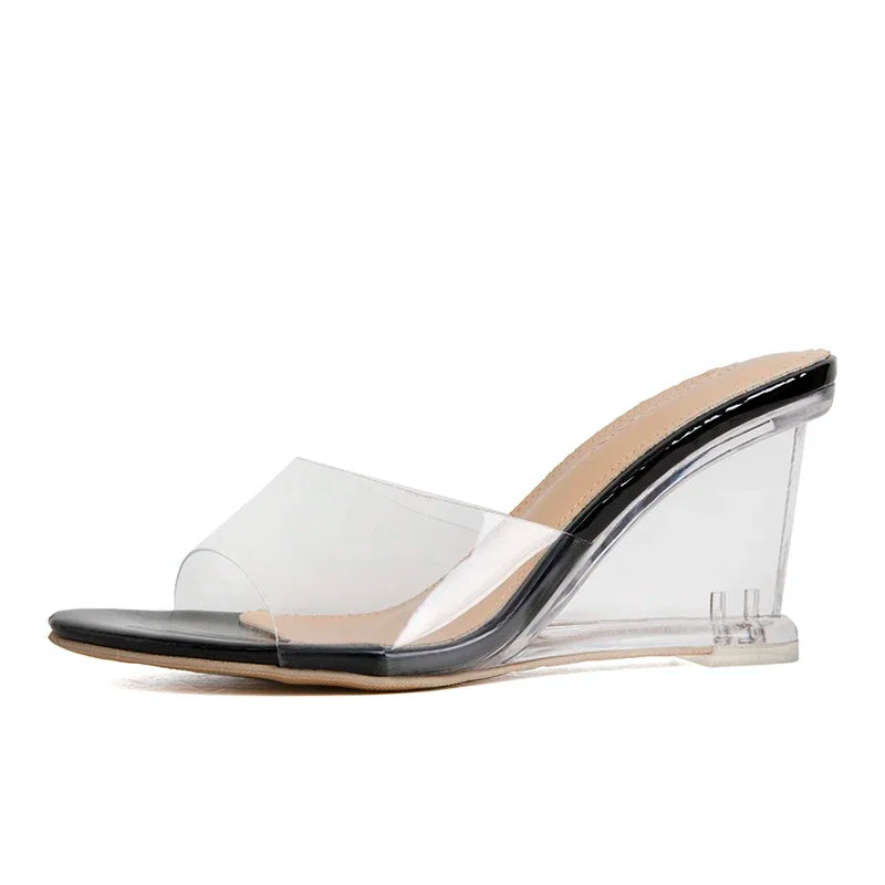 black-clear-wedge-mules