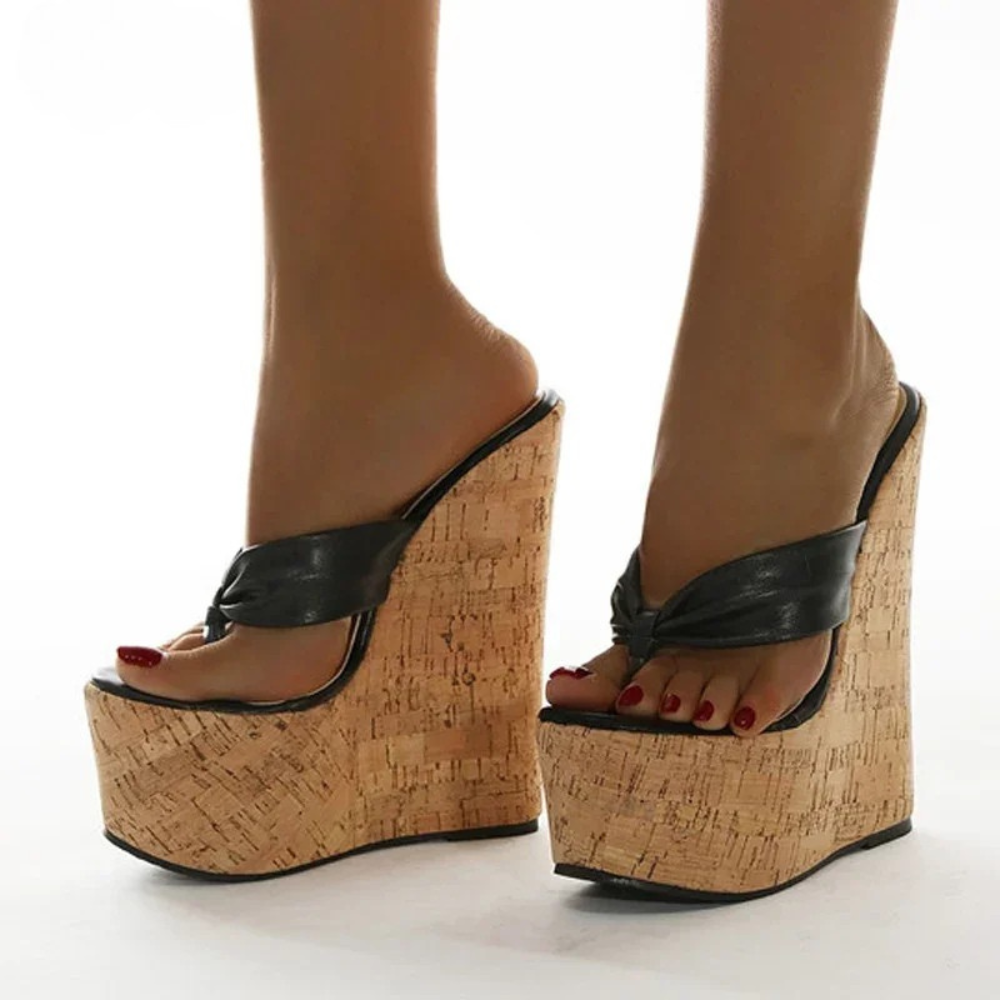 black-cork-wedge-flip-flops-woman