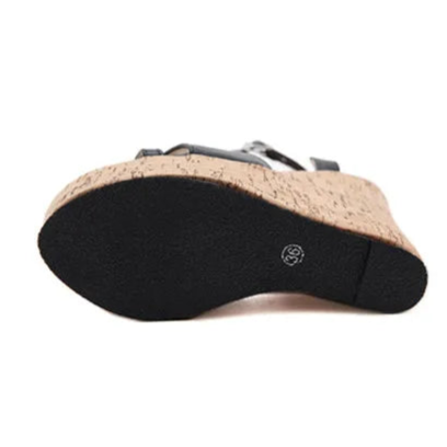 black-cork-wedge-sandals-bottom
