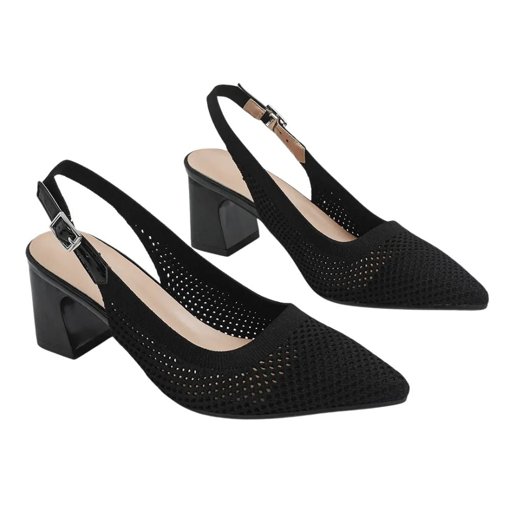 black-crochet-slingback-heels