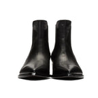 black-cuban-heel-chelsea-boots-front