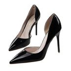 black-dorsay-heels
