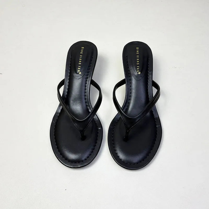 black-flip-flop-kitten-heels-top