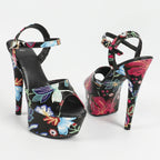 black-floral-heeled-sandals-pair