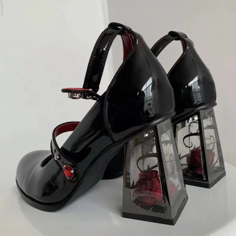 black-goth-heels-with-rose-flower-side-pair