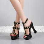 black-heeled-sandals-with-gold-studs-pair-woman