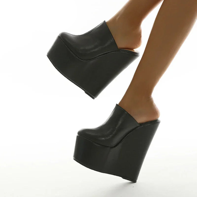 black-high-heel-wedge-clogs-model