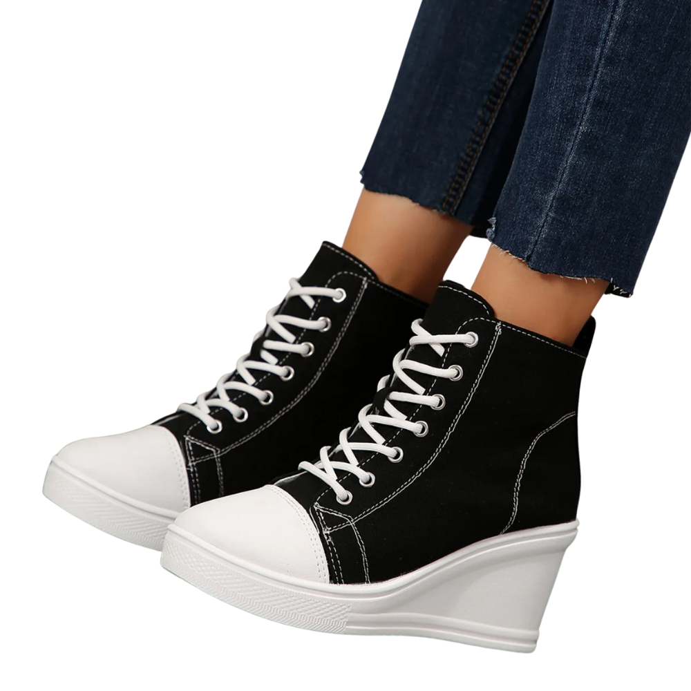 black-high-top-wedge-sneakers