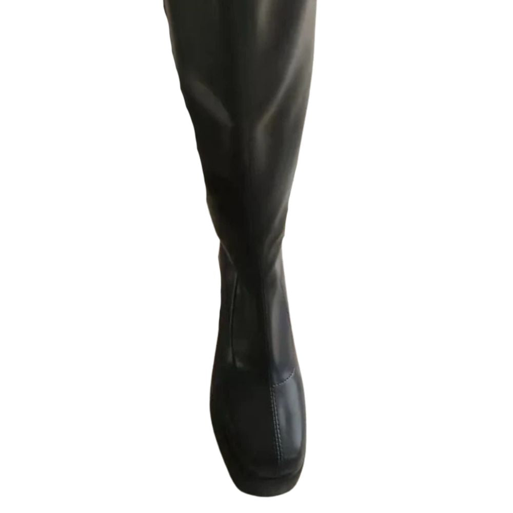 black-knee-high-chunky-heel-platform-front