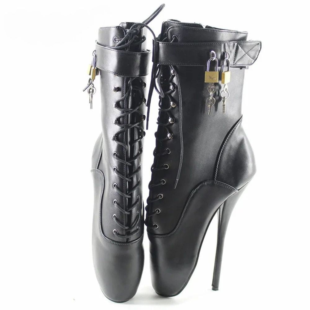 black-locking-ballet-high-heels-pair