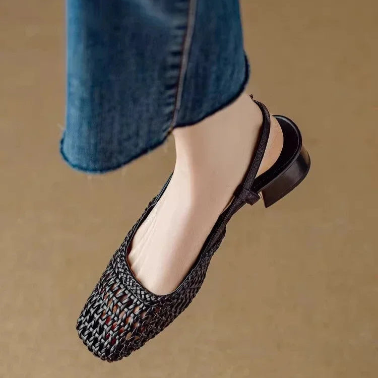 black-low-woven-slingback-block-heels-foot