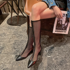 black-mesh-block-heeled-boots-pair