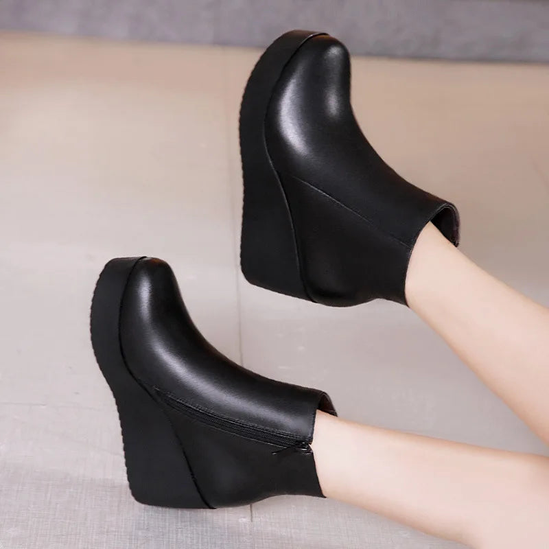 black-platform-wedge-booties-woman