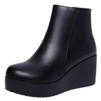 black-platform-wedge-booties