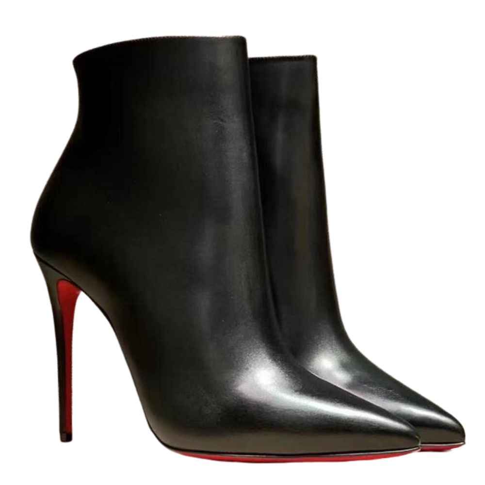black-red-bottom-ankle-boots
