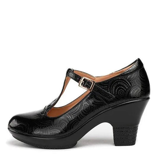 black-t-strap-mary-jane-heels-side