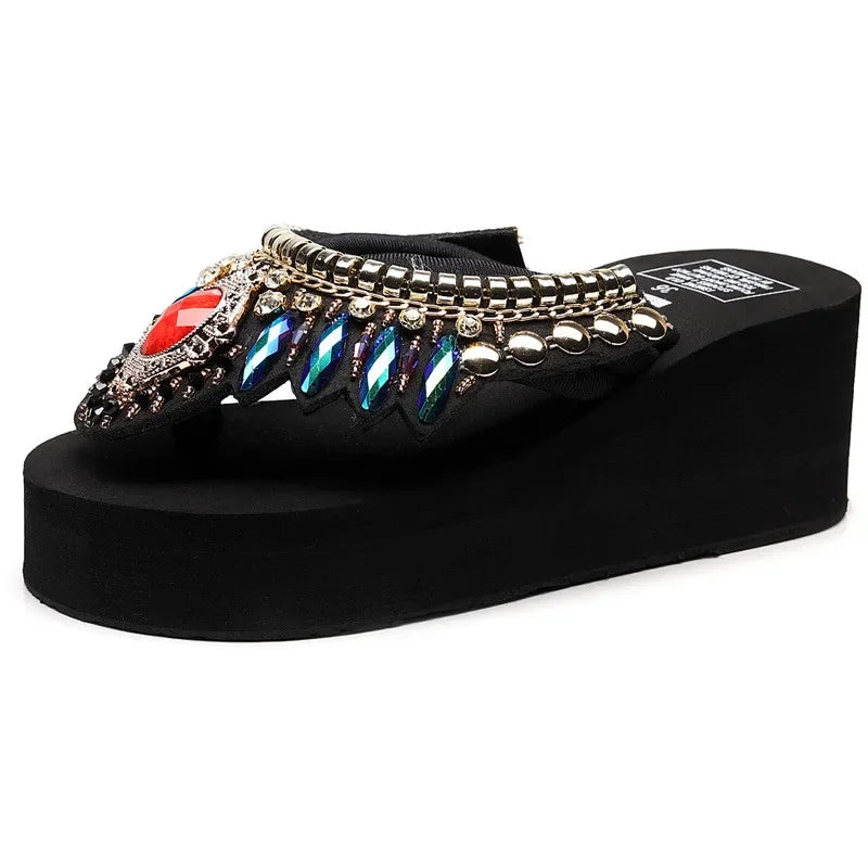 black-wedge-flip-flops-with-rhinestones-2.4-inch