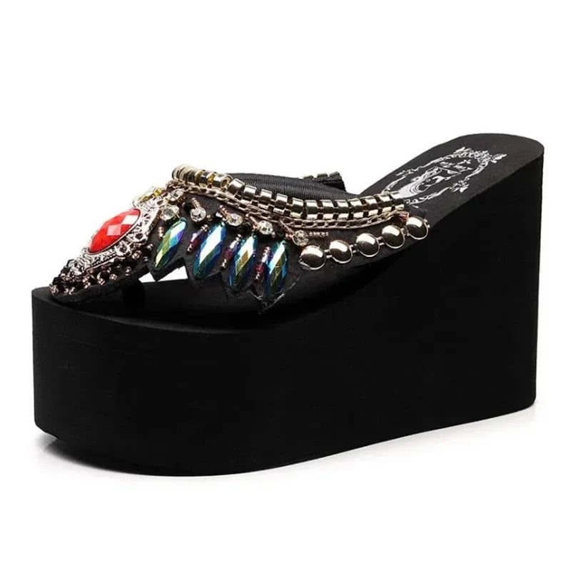 black-wedge-flip-flops-with-rhinestones-4.3-inch