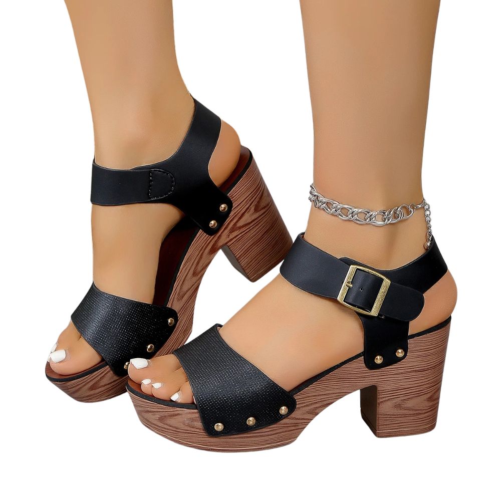 blak-sandals-with-wooden-heels-faux-wood