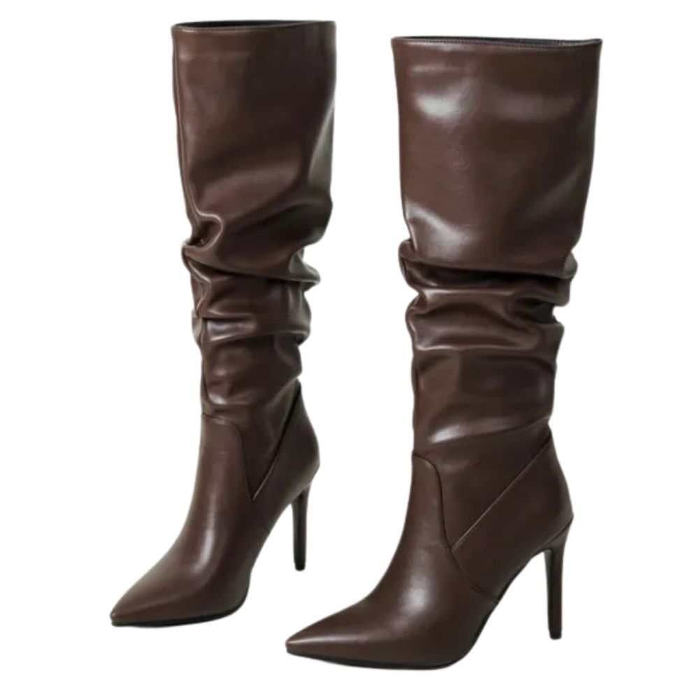brown-high-heel-knee-high-boots