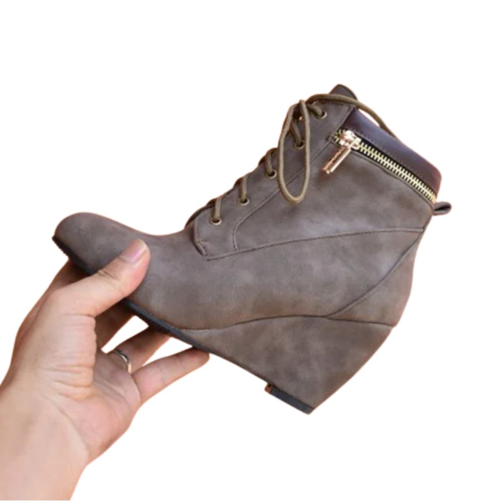 brown-lace-up-wedge-booties-ankle-boot